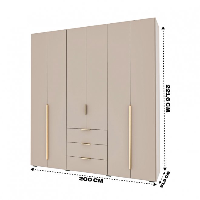Шкаф Фиеста Лайт 200 кашемир