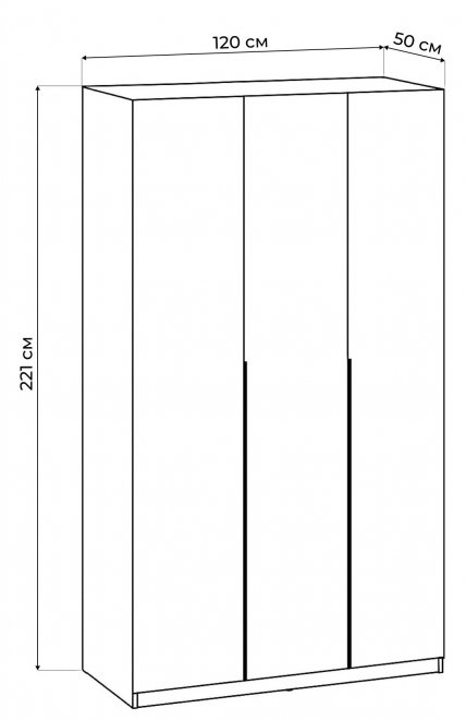 Шкаф Даиго 1200 меланж