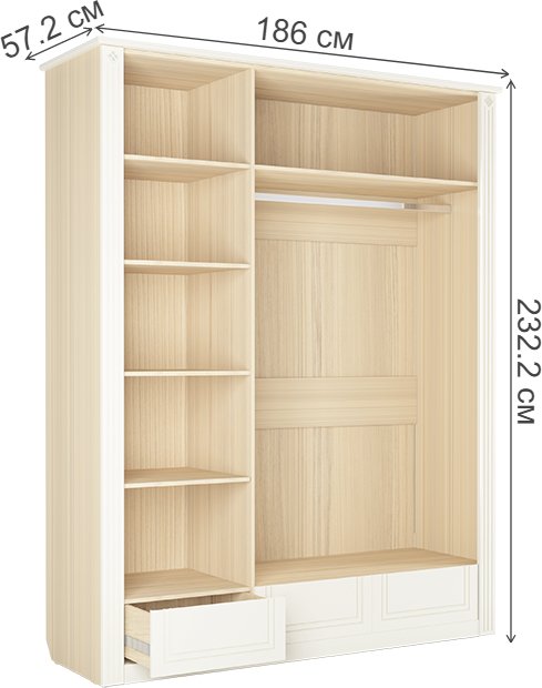 Шкаф Капелла №25 туя светлая