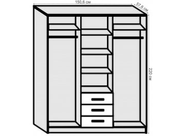 Шкаф Кэт-6 Кантри