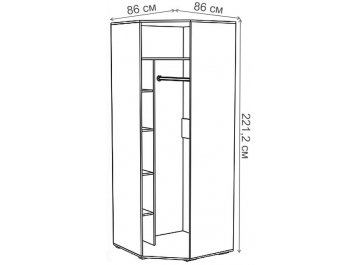 Шкаф Ливорно ЛШ-25