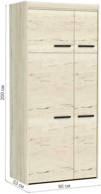 Шкаф Мале М-1 дуб галифакс белый 