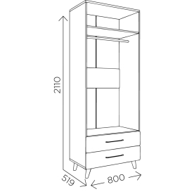 Шкаф Мариус М-01