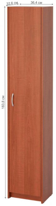 Шкаф Милана-12 правый вишня