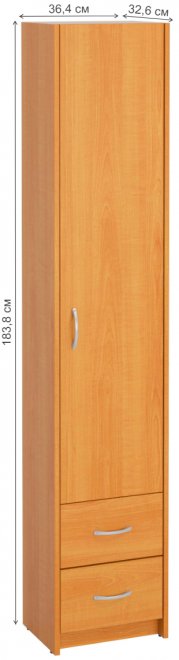 Шкаф Милана-14 правый груша