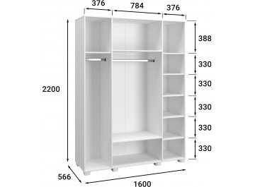 Шкаф Монблан МБ-25К