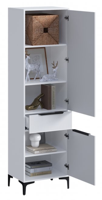 Шкаф Иадама белый / белый глянец