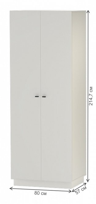 Шкаф МС Квадро Шк-1 миндаль