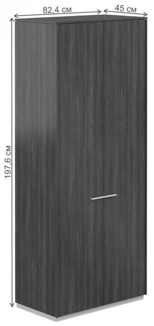 Шкаф NZ-0361 серый камень / бренсон трюфель