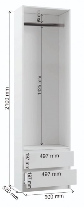 Шкаф Мадера ЗПМ дуб сонома