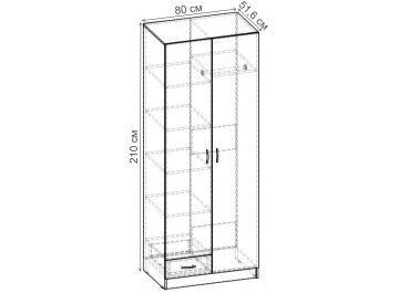 Шкаф Рио-2.12 ШР.054.800-01
