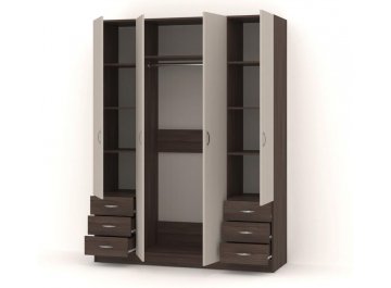 Шкаф Рио-4.4 ШР.070.1600-01