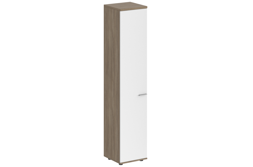 Шкаф SG.802 дуб темный / белый