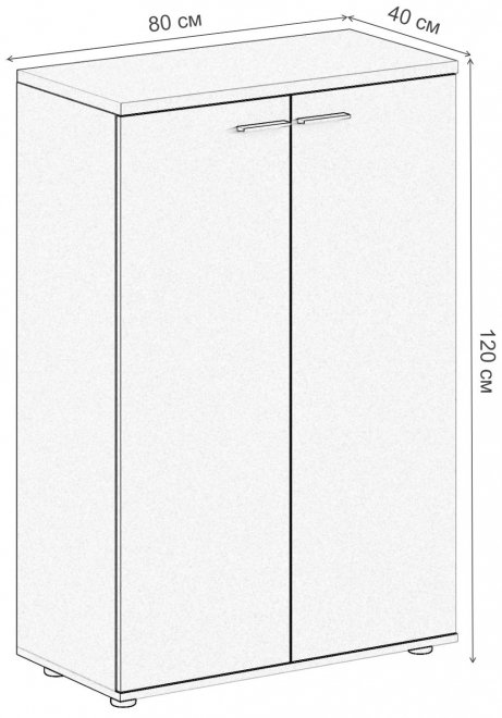 Шкаф SG.803.WH.WH белый