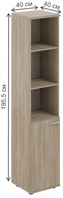 Шкаф SG.852 левый дуб темный
