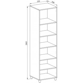 Шкаф Соня Премиум СО-13К правый