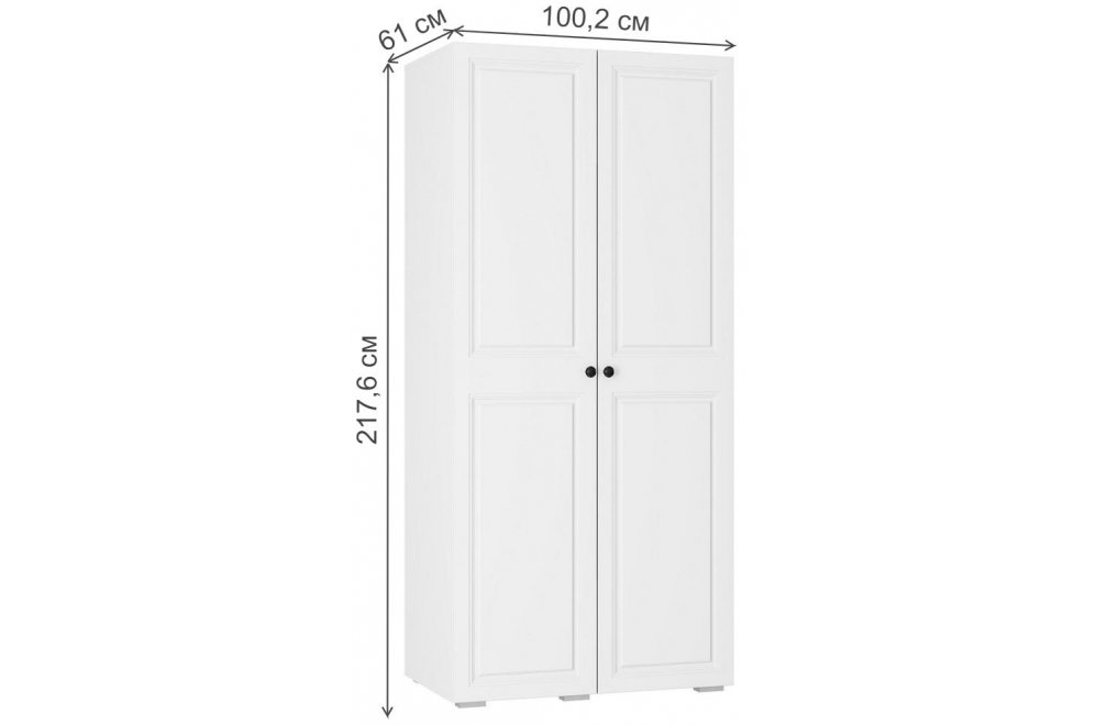 Шкаф Софт ШК-02 белый