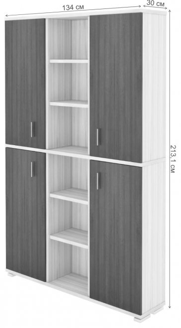 Шкаф ПУ-40-5 БЕ белый