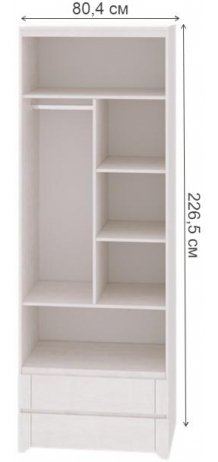 Шкаф Твист 01 молокай