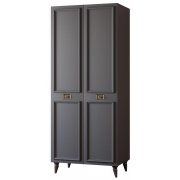 серый / золото