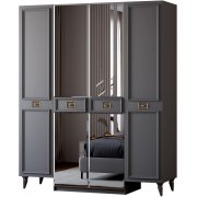 серый / золото