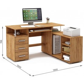 Компьютерный стол Амбер-12К