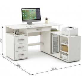 Компьютерный стол Амбер-12Я