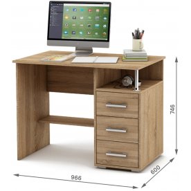 Компьютерный стол Амбер-3