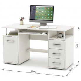 Компьютерный стол Амбер-6К