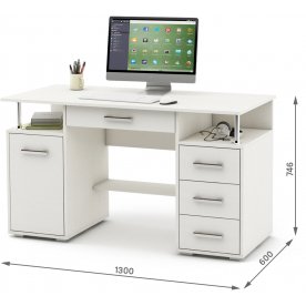 Компьютерный стол Амбер-6Я