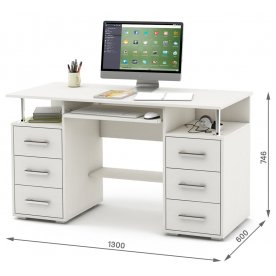 Компьютерный стол Амбер-8К