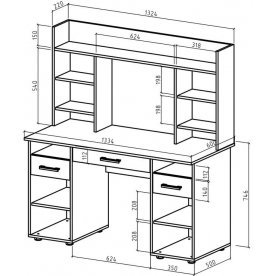 Компьютерный стол Остин-13Я