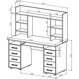 Компьютерный стол Остин-14