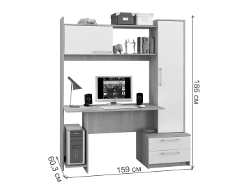 Компьютерный стол Кисани
