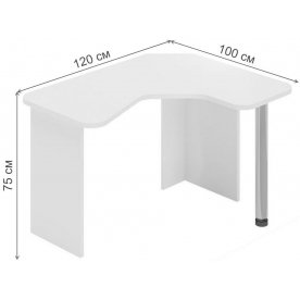 Компьютерный стол Домино Lite СКЛ-ИгрУгл120 В правый