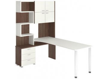 Компьютерный стол Домино СР-500М/190 ШБЕБЕ-Ч-левый