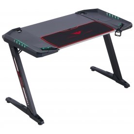 Компьютерный стол Eureka Z2 c RGB подсветкой черный