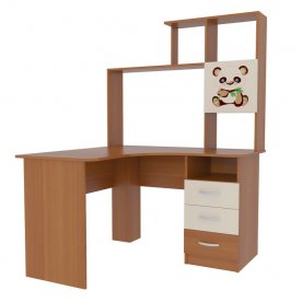 Компьютерный стол Галерея 1200 угловой (с прямой надстройкой)