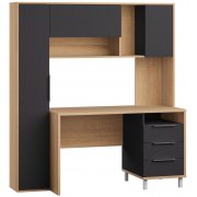 дуб сонома / темно-серый