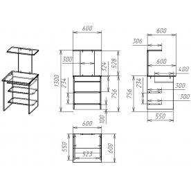 Компьютерный стол Мебелайн-21