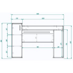 Компьютерный стол Мебелеф-36