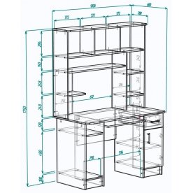 Компьютерный стол Мебелеф-37
