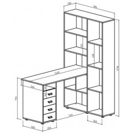 Компьютерный стол Оксфорд-2