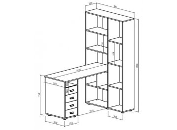 Компьютерный стол Оксфорд-2