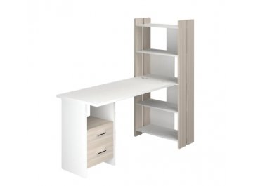 Компьютерный стол со стеллажом СТЛ-ОВ и столешницей 130Прям