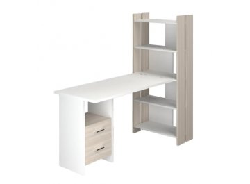 Компьютерный стол со стеллажом СТЛ-ОВ и столешницей 130Прям