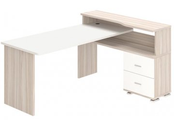 Компьютерный стол СР-620/140 карамель / белый / белый
