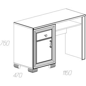 Письменный стол Афины №363