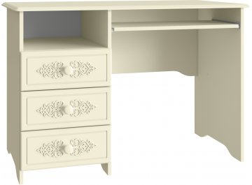 Компьютерный стол Ассоль АС-241К белое дерево