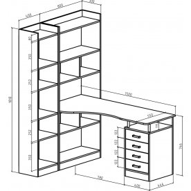 Письменный стол Атлант-284